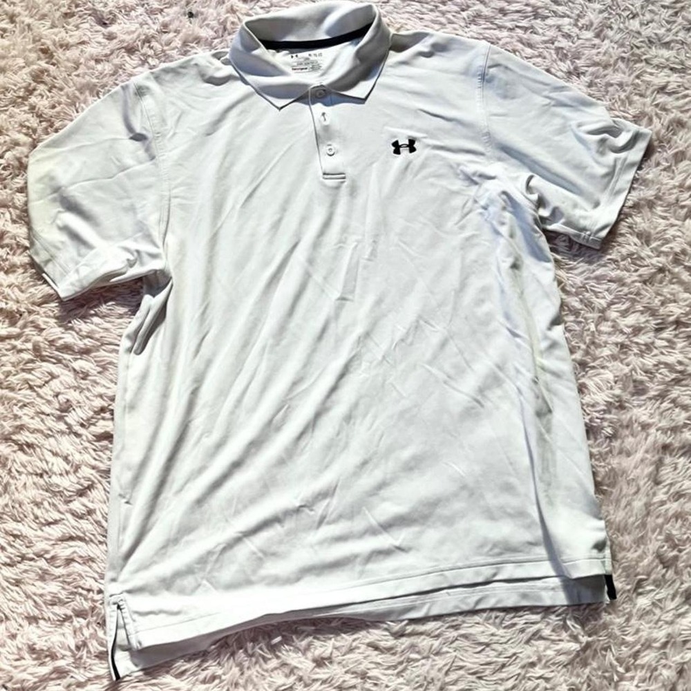 Under Armour Classic Athletic Golf Professional Polo Shirt Mens XL Coach Trainer